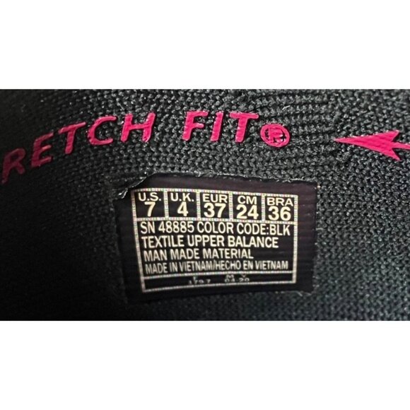 Skechers Cleo Bewitch Black Slip On Stretch Fit Memory Foam Ballet Flats Sz 7 - Picture 15 of 15